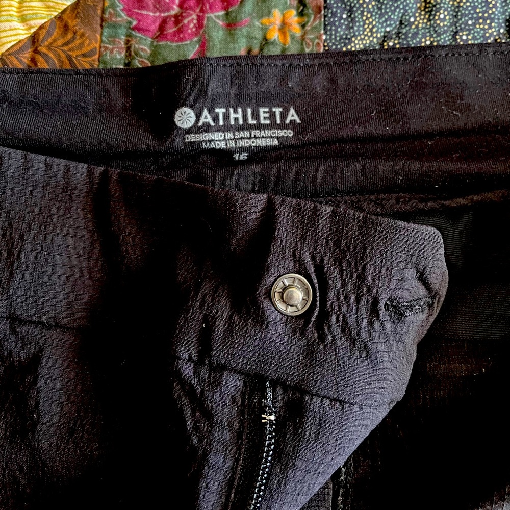Athleta black womens 16